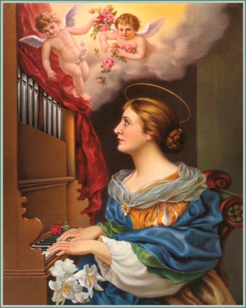 Thánh Cecilia, Trinh nữ, Tử đạo