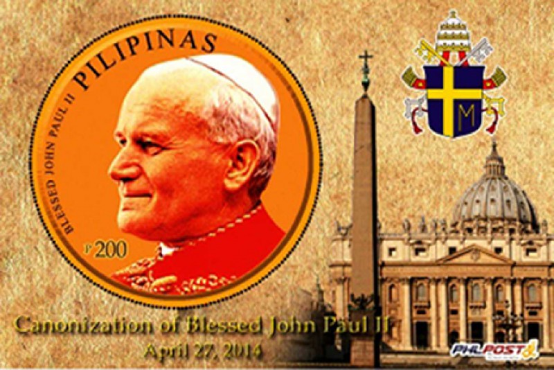 Philippines phát hành tem kỷ niệm sự kiện tôn phong thánh cho hai vị giáo hoàng