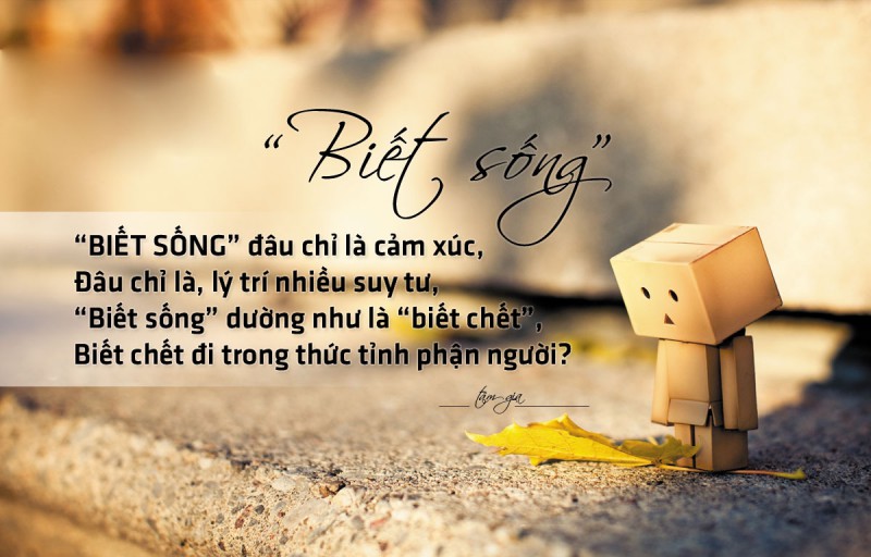 “Biết Sống”…