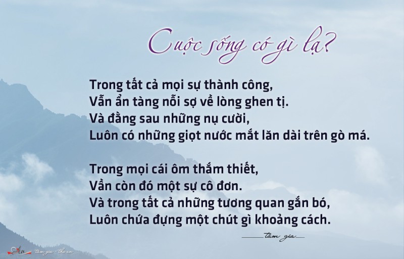 Cuộc sống có gì lạ?