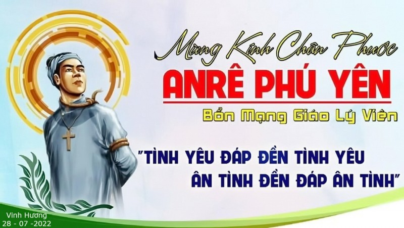 Chân Phước Anrê Phú Yên - Bổn mạng GLV Vinh Hương