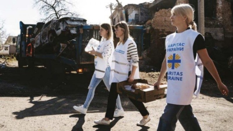 Caritas Ý tiếp tục cộng tác với các tổ chức bác ái hỗ trợ người dân Ucraina