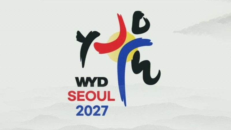 Logo chính thức của Ngày Giới trẻ Thế giới (GMG) tại Seoul 2027.