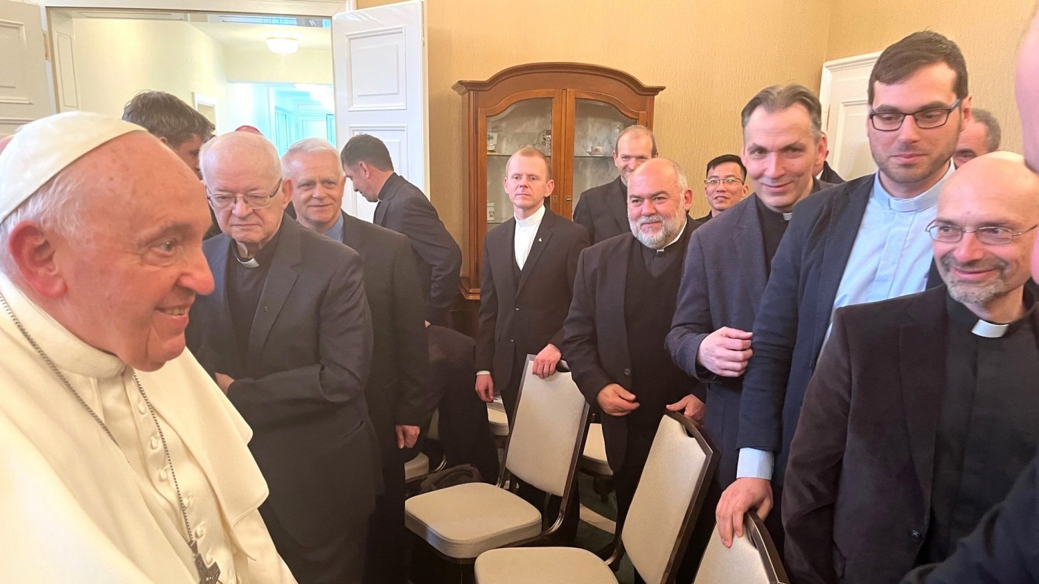 Đức Giáo Hoàng Phanxicô gặp riêng anh em Dòng Tên tại Hungary