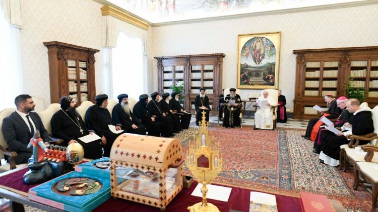Đức Thánh Cha tiếp kiến phái đoàn Giáo hội Chính thống Copte Ai Cập