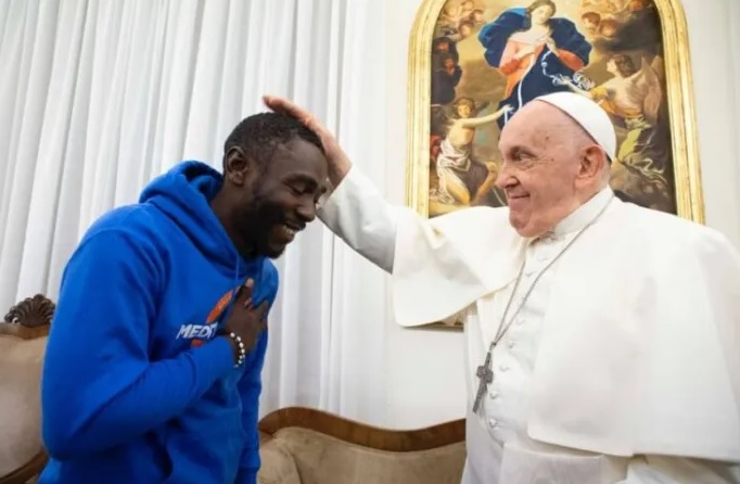 Anh Mbengue Nyimbillo Crepin được biết đến với cái tên “Pato” ở Ý | © Truyền thông Vatican