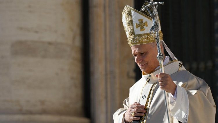 Đức Thánh Cha Lêô XIV chủ sự Thánh lễ Chúa Ki-tô Vua vũ trụ nhân ngày Năm Thánh các Ca đoàn tại Vatican, ngày 23.11.2025.