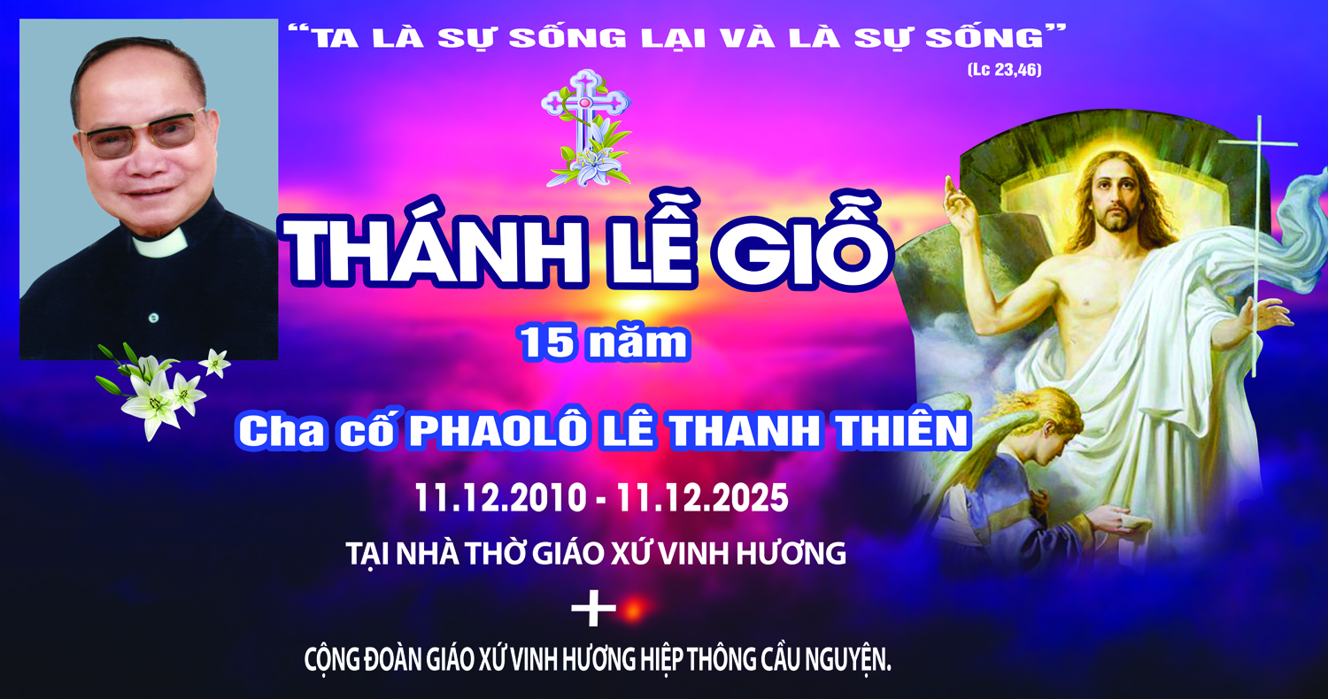 Vinh Hương: Lễ giỗ 15 năm Cha cố Phaolô Lê Thanh Thiên