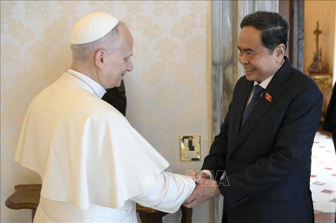 Đức Thánh Cha Lêô XIV tiếp kiến Chủ tịch Quốc hội Trần Thanh Mẫn