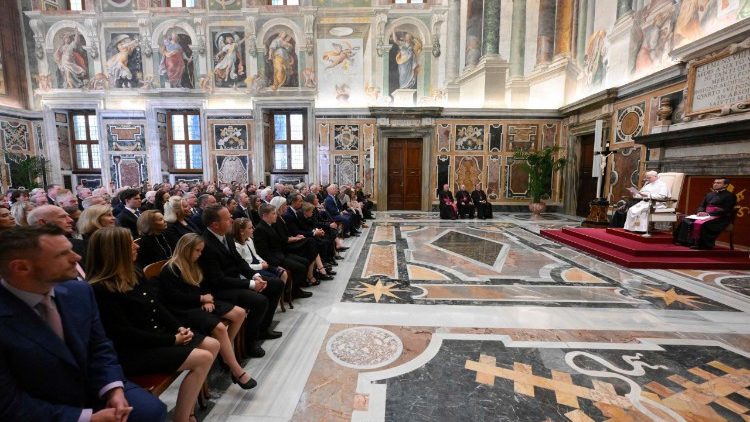 Đức Thánh Cha Lêô XIV tiếp các thành viên của tổ chức "Papal Foundation"