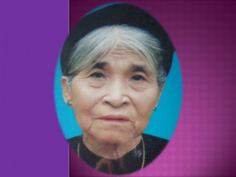 Cáo Phó: Bà cố Anna Đinh Thị Trí