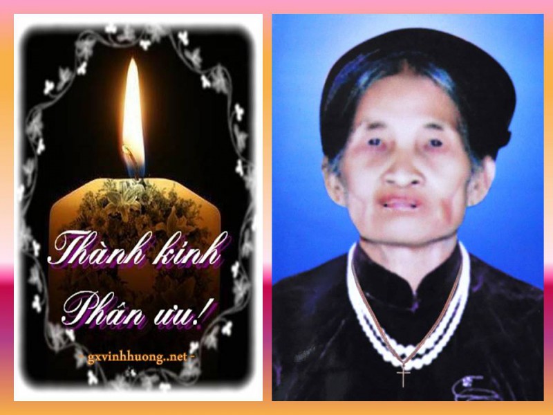 Cáo Phó Bà Cố Anna Nguyễn Thị Hiền