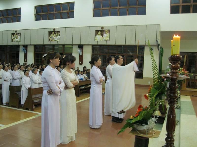 Lễ thánh Têrêxa - Bổn mạng các bà mẹ toán 2, Thanh Tân