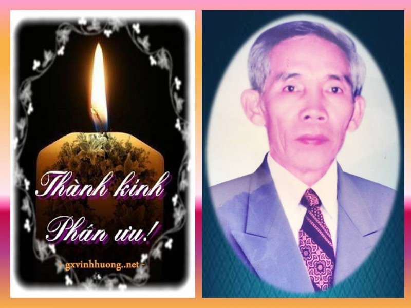 Cáo phó: Ông Phêrô Nguyễn Văn Hướng