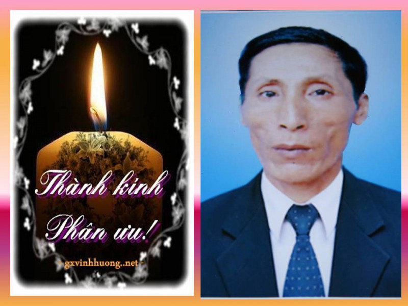 Cáo phó: Ông Phêrô Đặng Như Luân