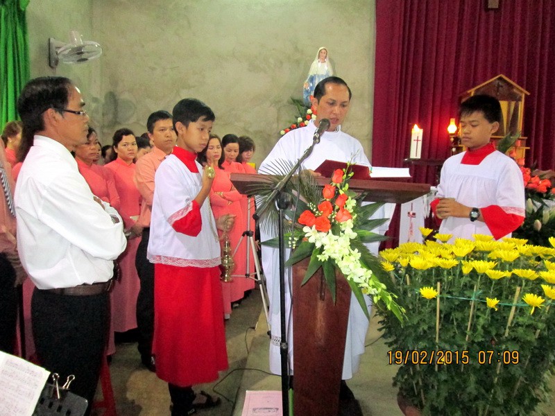 Hình Ảnh Thánh Lễ Minh Niên tại giáo họ Phaolô