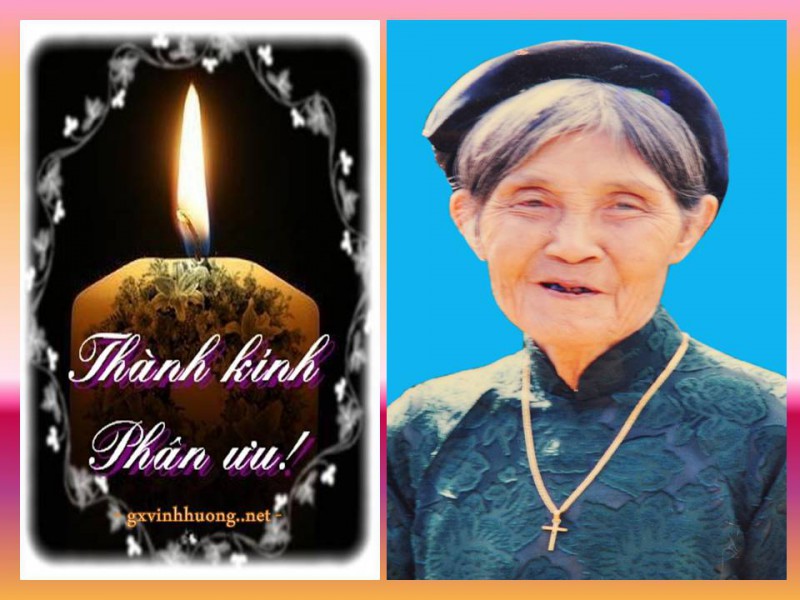 Ai tín: Bà cố Maria Nguyễn Thị Thới