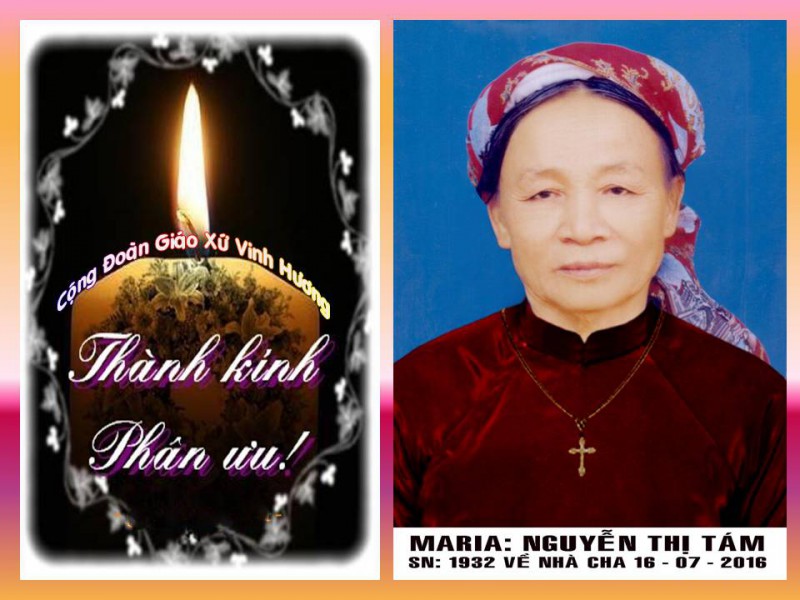 Ai tín: Bà cố Maria Nguyễn Thị Tám (Bà Bát)