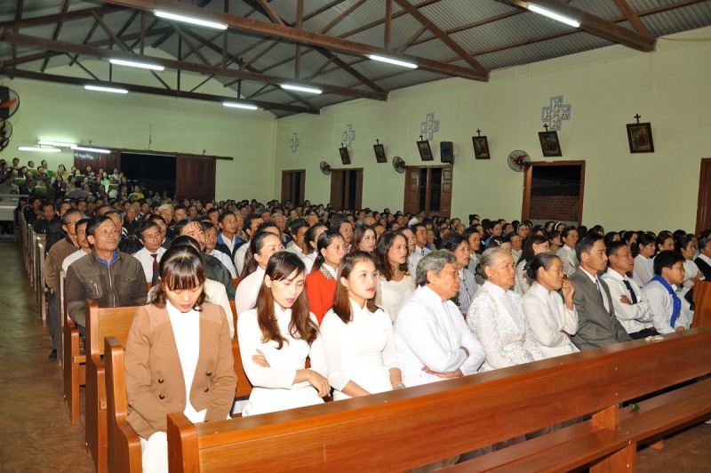 Hình ảnh lễ Đức Mẹ Vô Nhiễm Nguyên Tội - Bổn mạng giáo họ Vinh Sơn