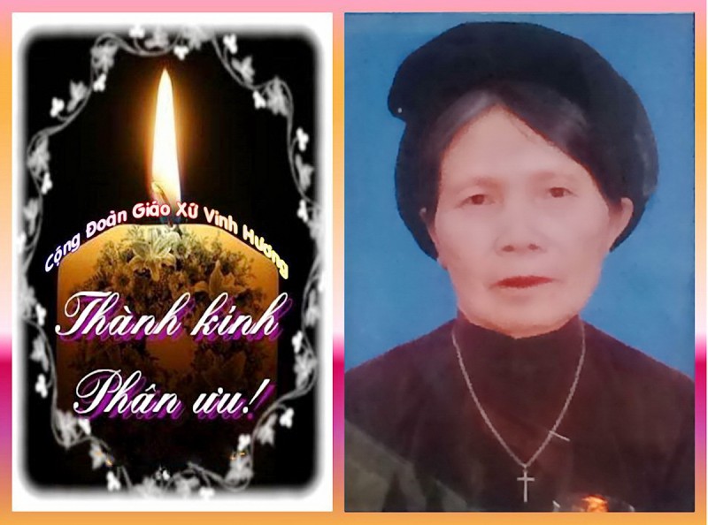 Bà Maria Nguyễn Thị Kim (Bà Đườm) đã an nghỉ trong Chúa
