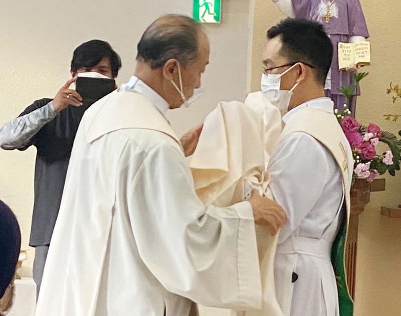 Tin vui: Thầy Phaolô Trần Xuân Như Ý, CMF đã lãnh nhận chức phó tế