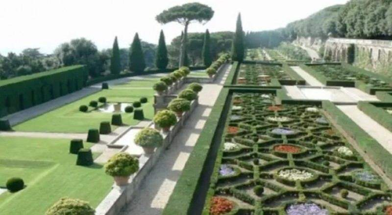 Vườn của dinh giáo hoàng Castel Gandolfo © Aleteia