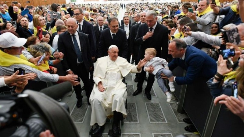 ĐTC Phanxicô tiếp các Hiệp hội Công nhân Kitô giáo của Ý  (Vatican Media)