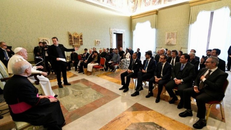 2024.01.26 Delegazione della Rete Mondiale di Preghiera del Papa  (Vatican Media)
