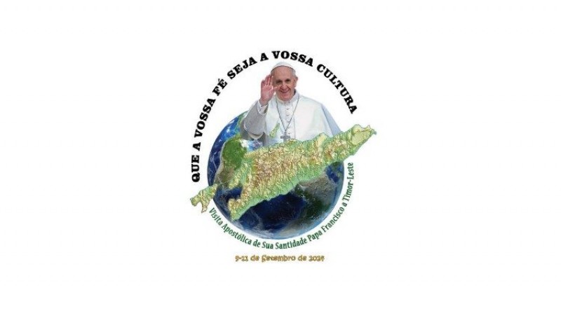 Logo cuộc viếng thăm của ĐTC Phanxicô tại Đông Timor