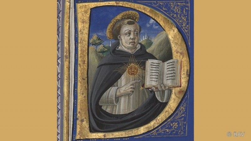 Thánh Toma Aquino  (© Biblioteca Apostolica Vaticana)