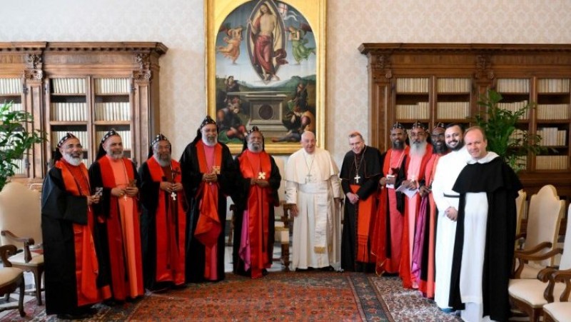 ĐTC Phanxicô tiếp Thánh Hội đồng của Giáo hội Siro-Malankara Thánh Tôma  (VATICAN MEDIA Divisione Foto)