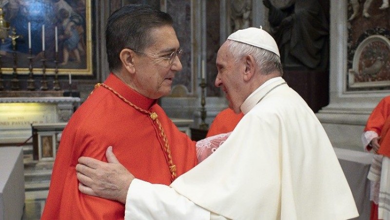 ĐTC Phanxicô và ĐHY Miguel Angel Ayuso Guixot