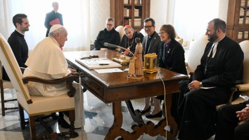 Đức Thánh Cha tiếp Phái đoàn Hội đồng Thế giới của Tin Lành Giám lý  (VATICAN MEDIA Divisione Foto)