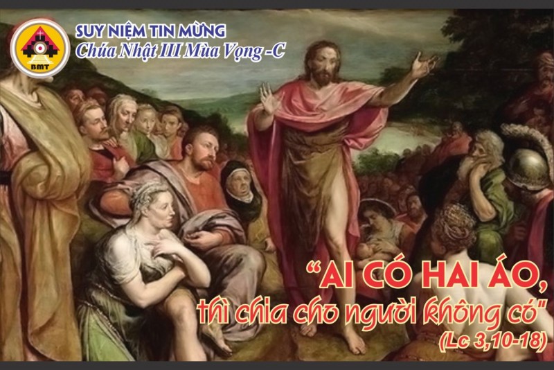 Suy niệm Tin Mừng Chúa nhật III Mùa Vọng - C
