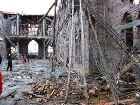 Thông tin thêm về tai nạn công trình nhà thờ Ngọc Lâm