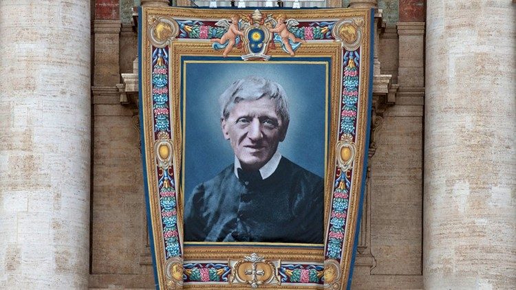 Chân dung Thánh John Henry Newman trong lễ phong thánh tại Vatican (31/07/2025)