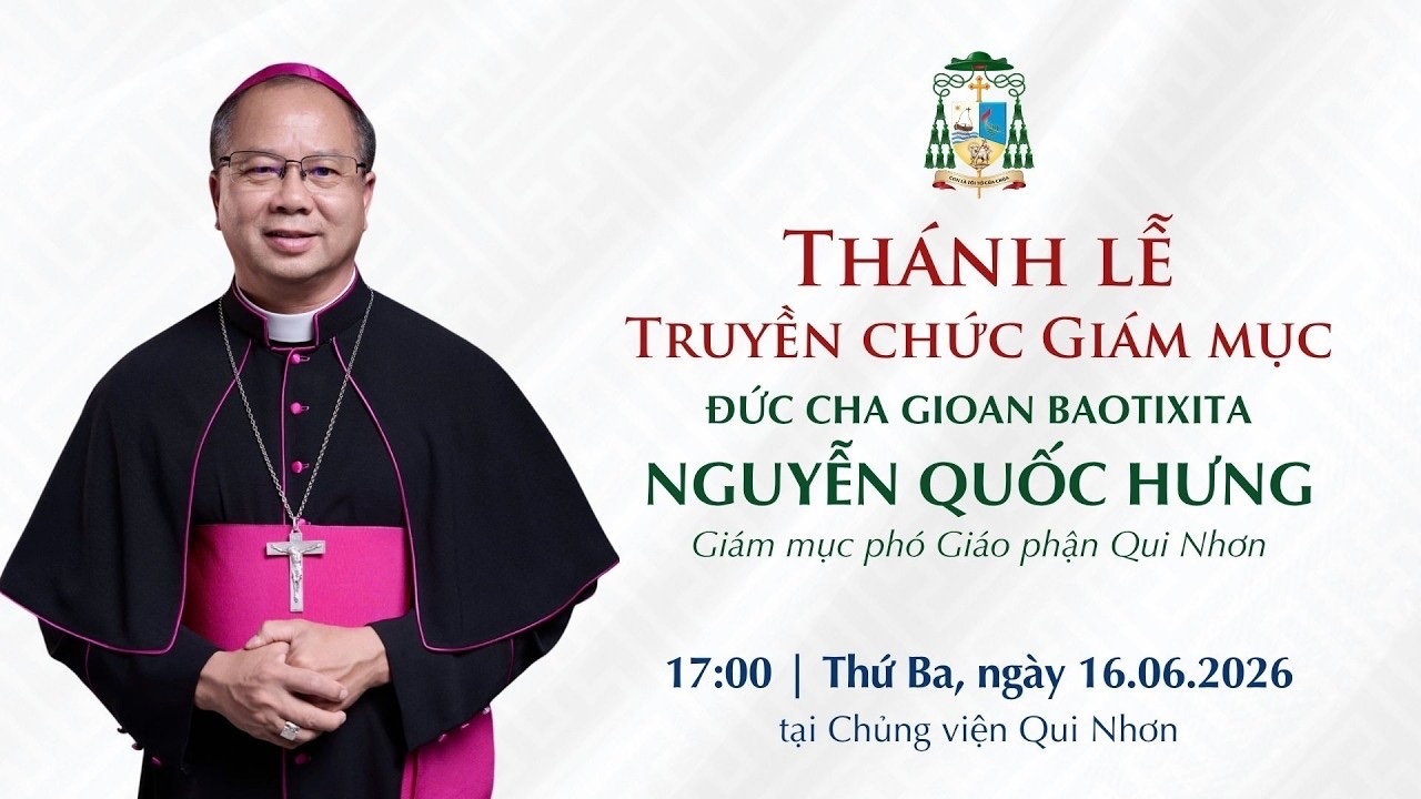 Thánh lễ Truyền chức Giám mục cho Đức cha tân cử JB Nguyễn Quốc Hưng