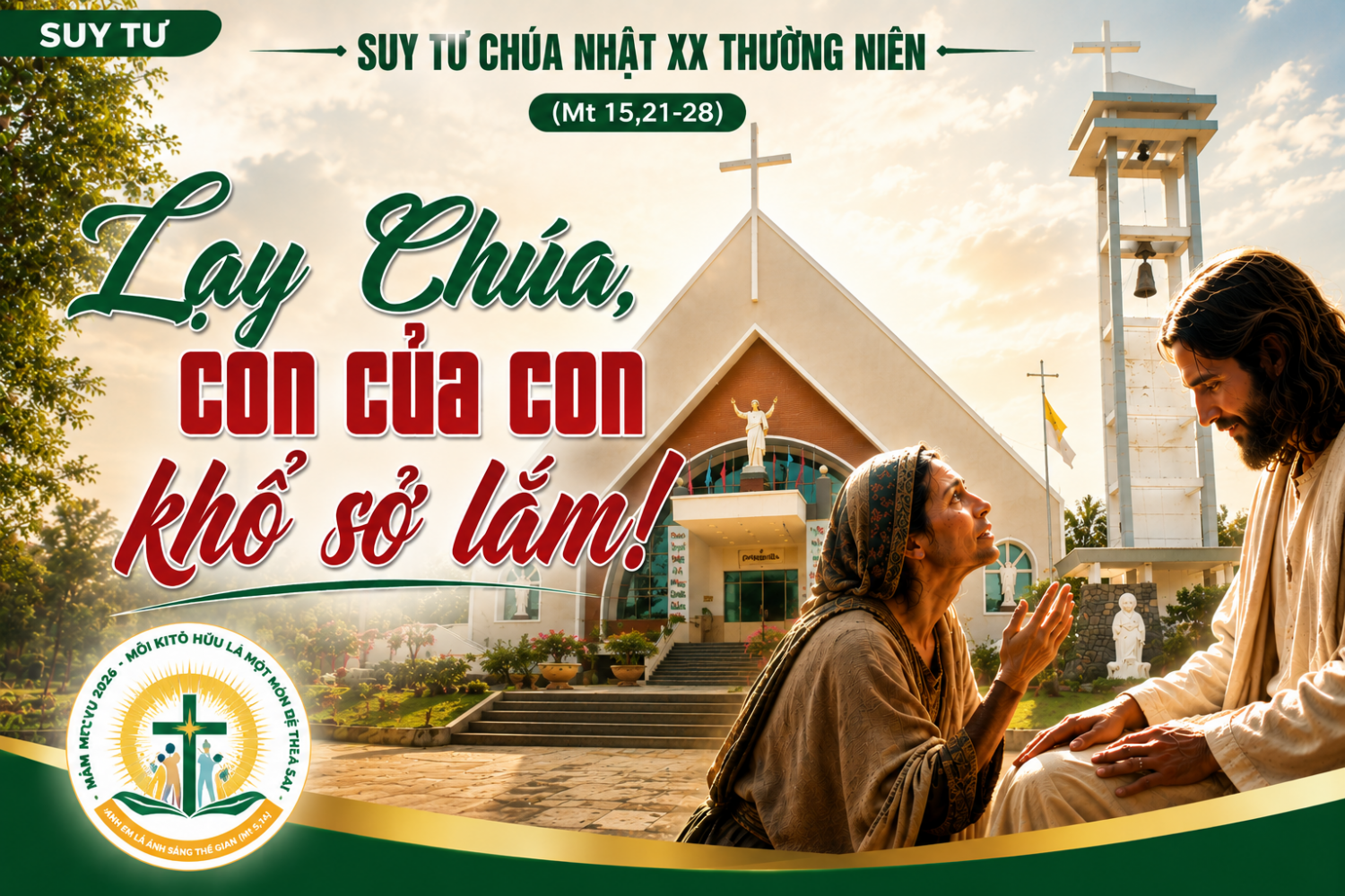 Lạy Chúa, con của con khổ sở lắm!