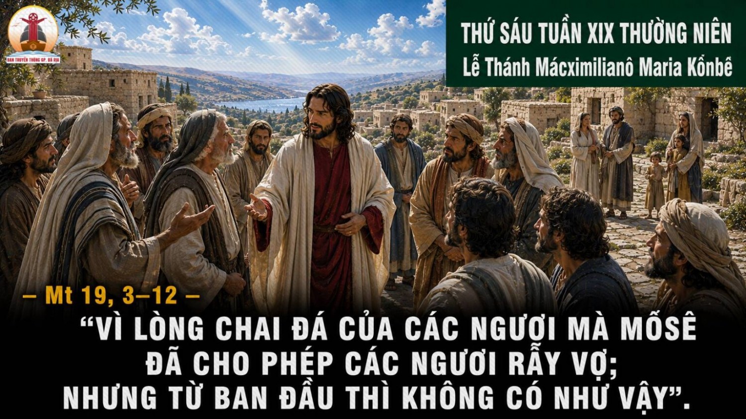 14.08.2026 – Thứ Sáu Tuần XIX Thường Niên