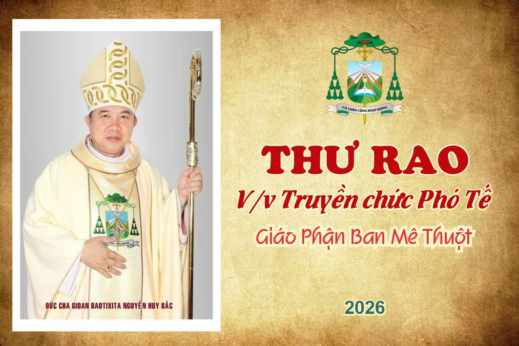 THƯ RAO “V/v Truyền chức Phó Tế”