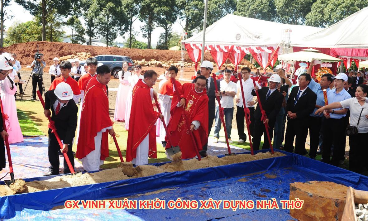 Giáo xứ Vinh Xuân khởi công xây dựng Nhà thờ